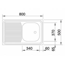 Zlewozmywak Blanco R-ES 8x5 510 499